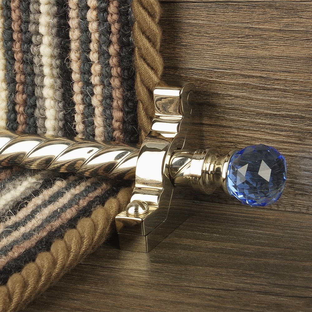 Crystal Polished Nickel Sky Spiral Treppenstangen