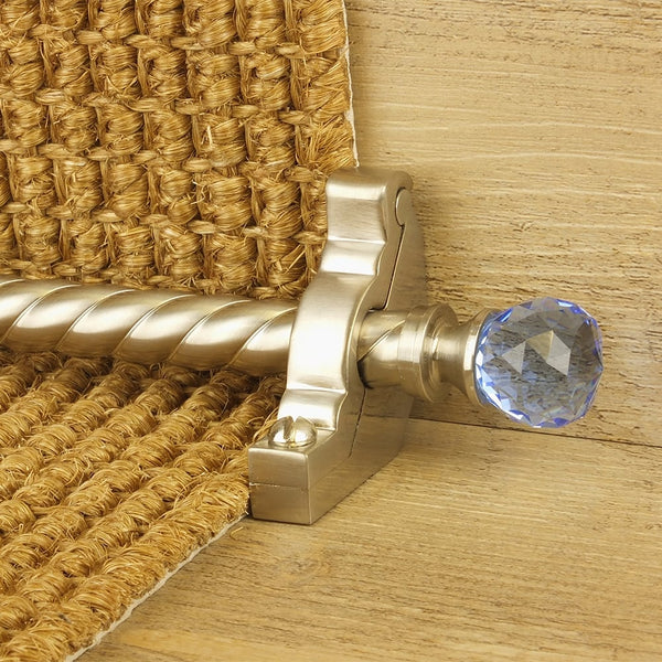 Crystal Satin Nickel Sky Spiral Treppenstangen