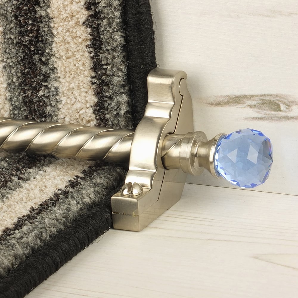 Crystal Satin Nickel Sky Spiral Treppenstangen