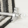 Crystal Brushed Chrome Rainbow Reeded Stair Rod - 23.6inches