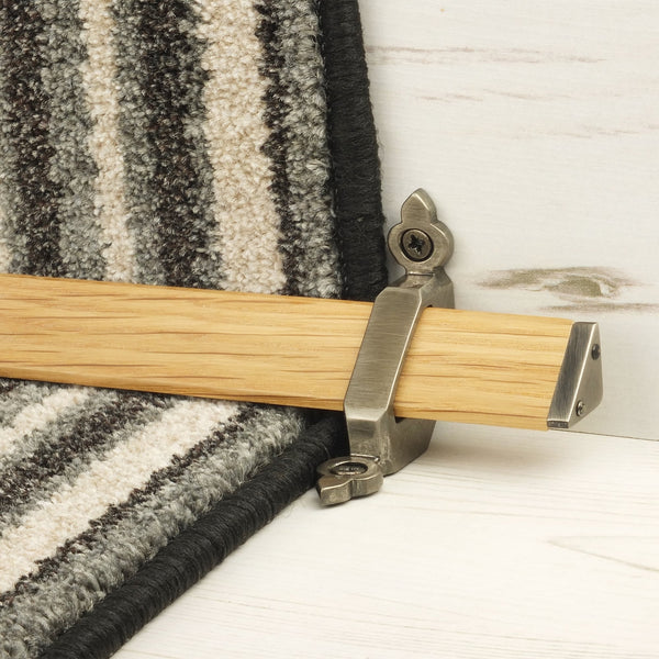 Tudor Pewter Light Wood Stair Rod