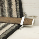 Tudor Chrome Dark Wood Stair Rod - 60cm