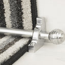 Vision Brush Chrome Finish Sphere Plain Stair Rod - 60cm