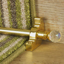 Crystal Brass Rainbow Plain Stair Rod - 60cm