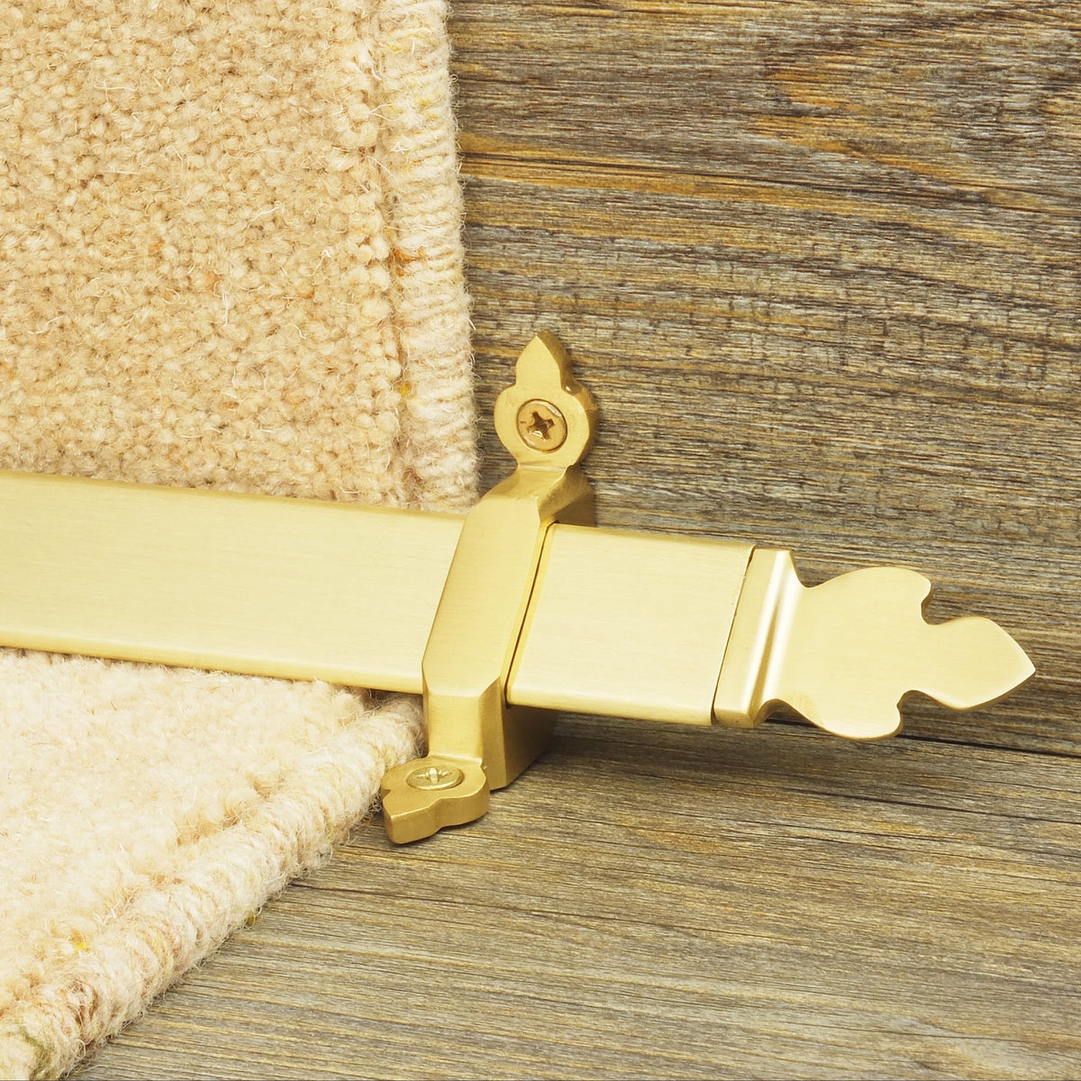Royal Satin Brass Beaumont Tringles D'Escalier