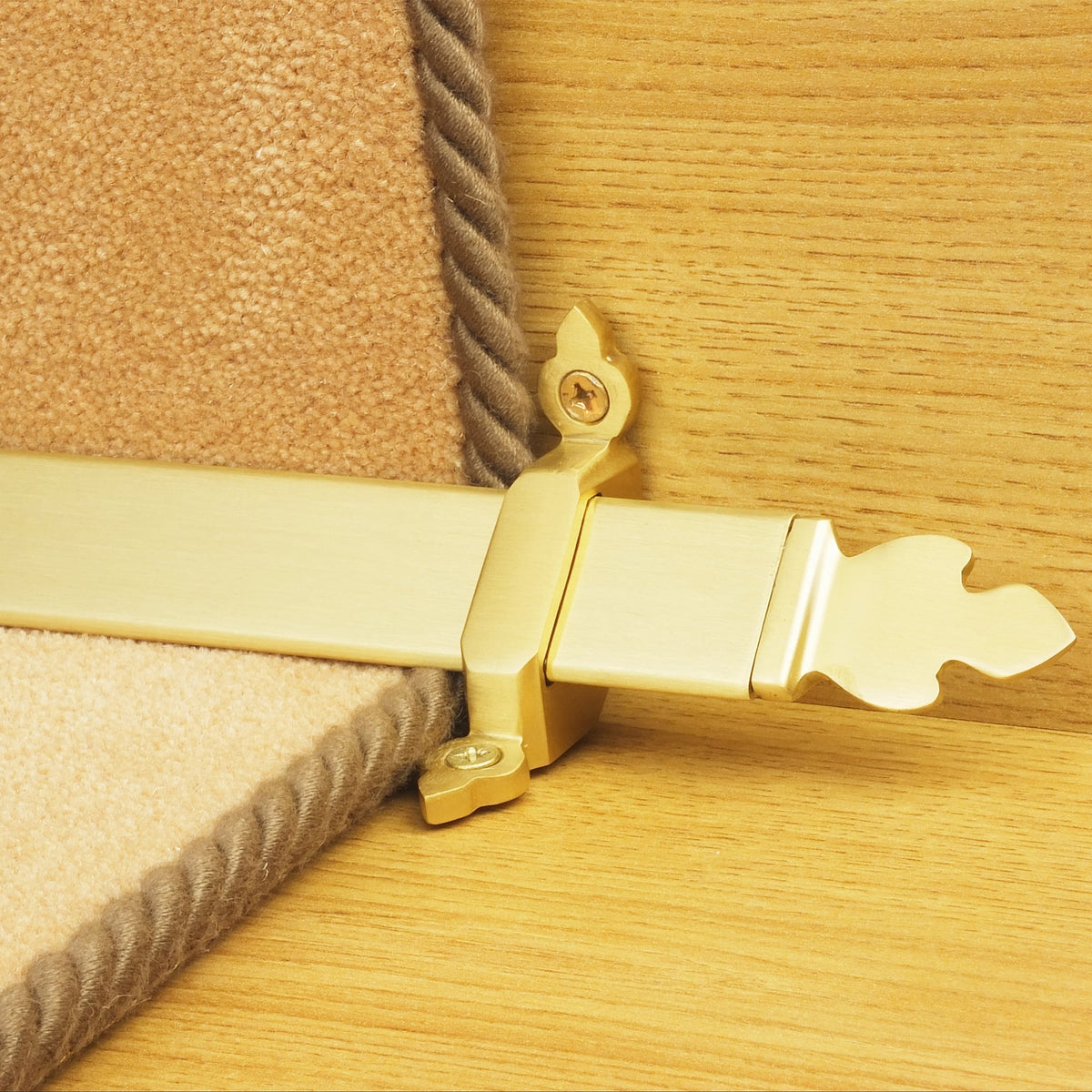 Royal Satin Brass Beaumont Tringles D'Escalier