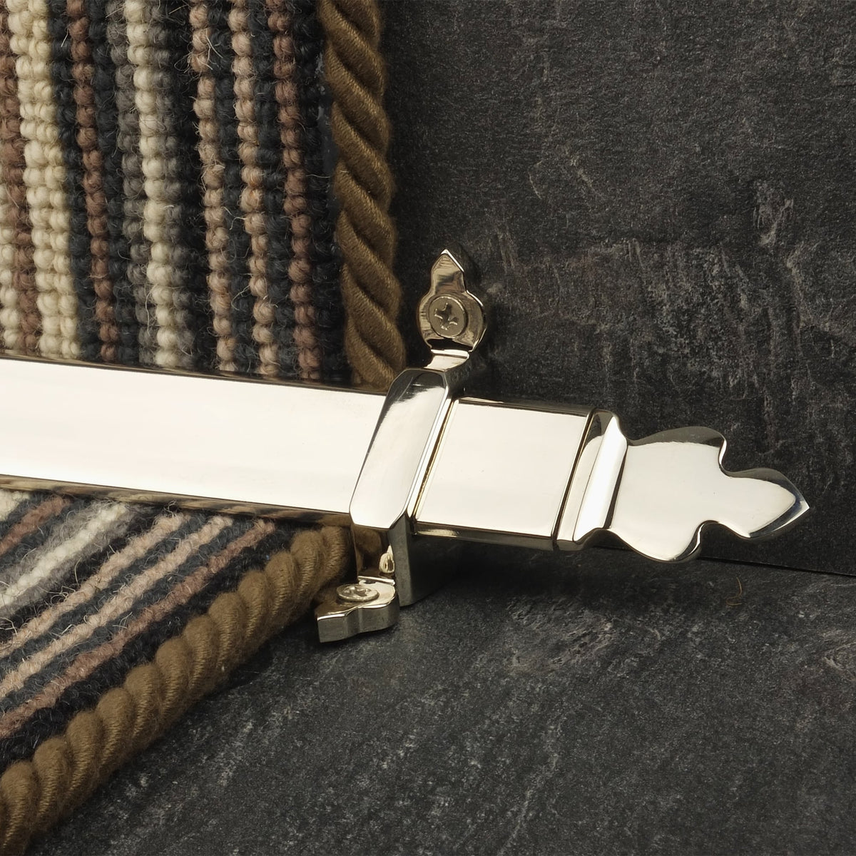 Royal Polished Nickel Beaumont Stair Rod