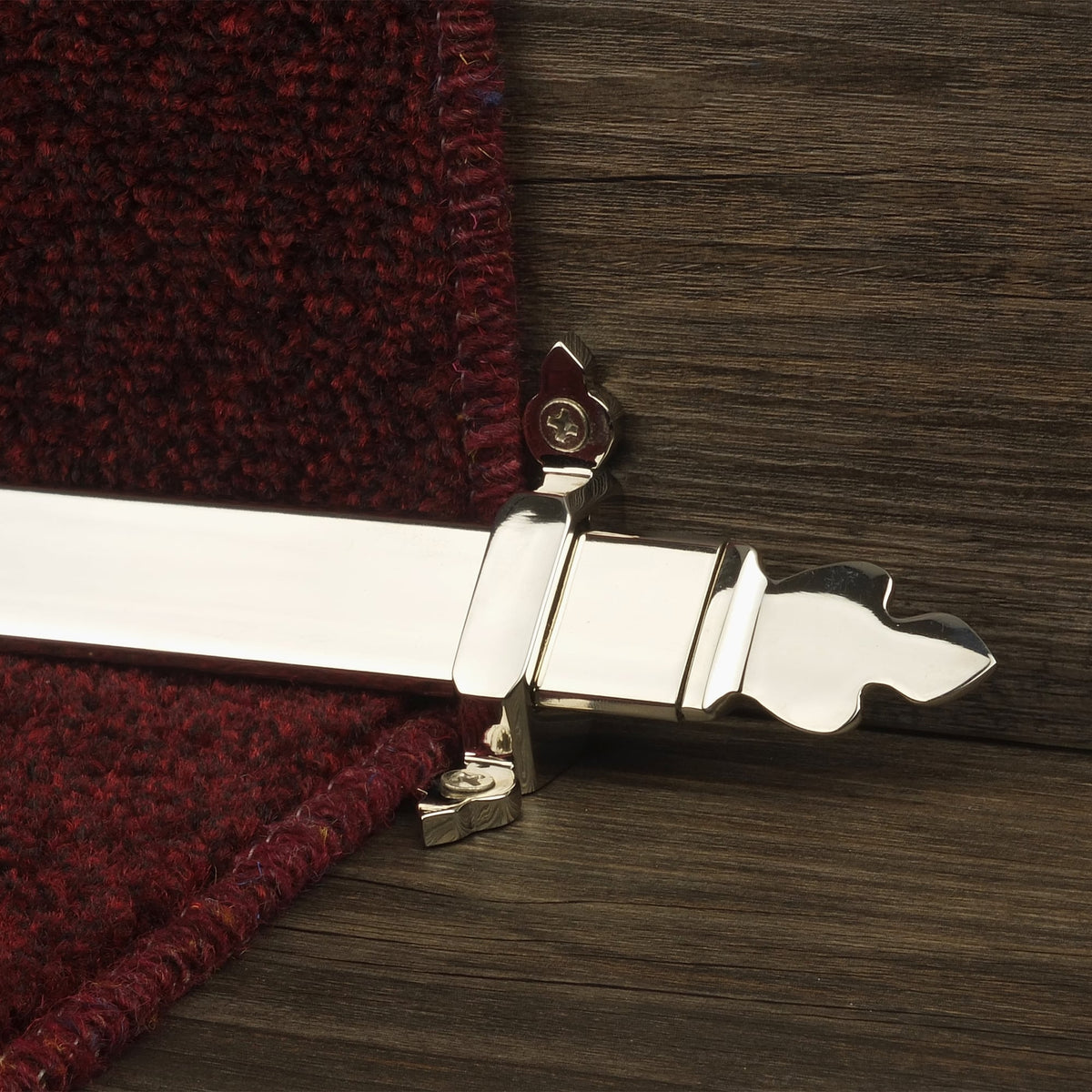 Royal Polished Nickel Beaumont Stair Rod