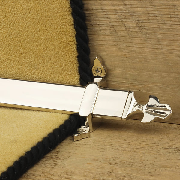 Royal Polished Nickel Louis Stair Rod