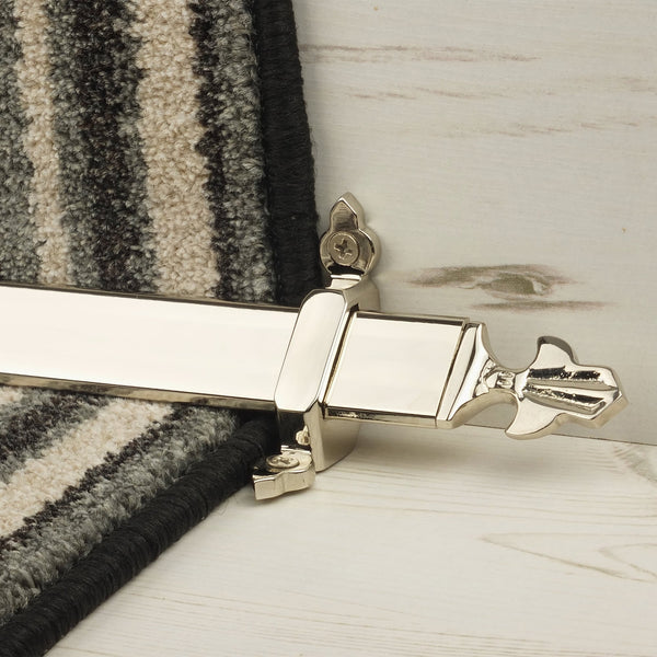 Royal Polished Nickel Louis Stair Rod
