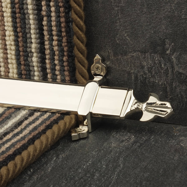 Royal Polished Nickel Louis Stair Rod