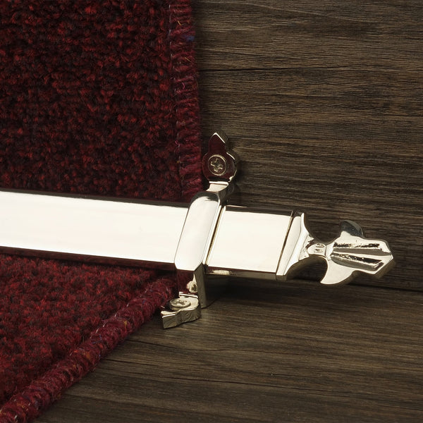Royal Polished Nickel Louis Stair Rod