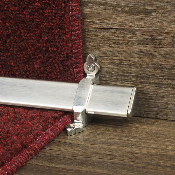 Royal Brushed Chrome Vue Tringles D'Escalier