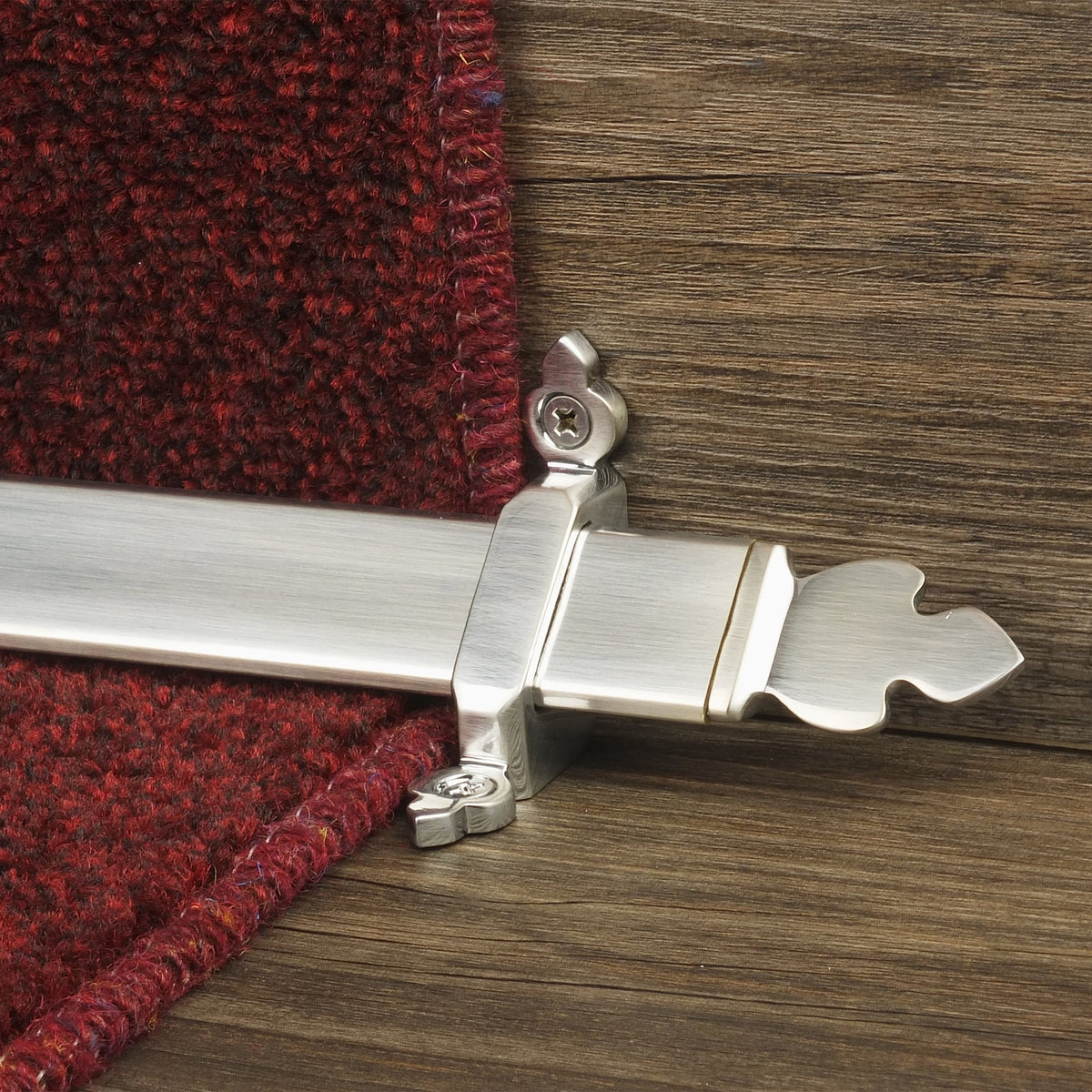 Royal Brushed Chrome Beaumont Stair Rod
