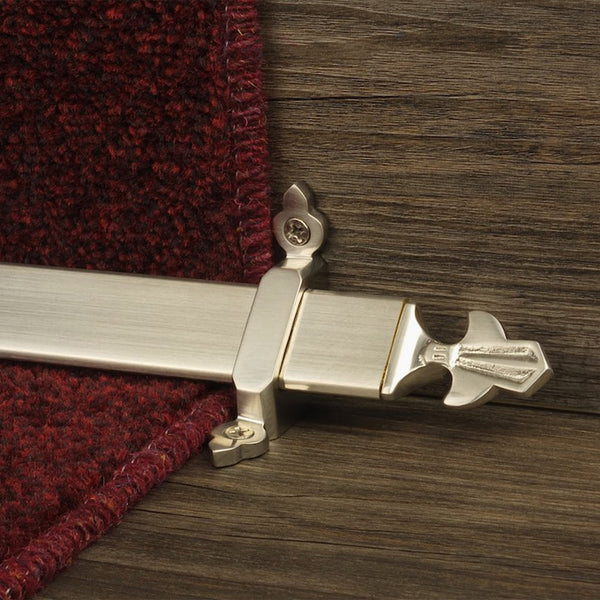 Royal Satin Nickel Louis Stair Rod