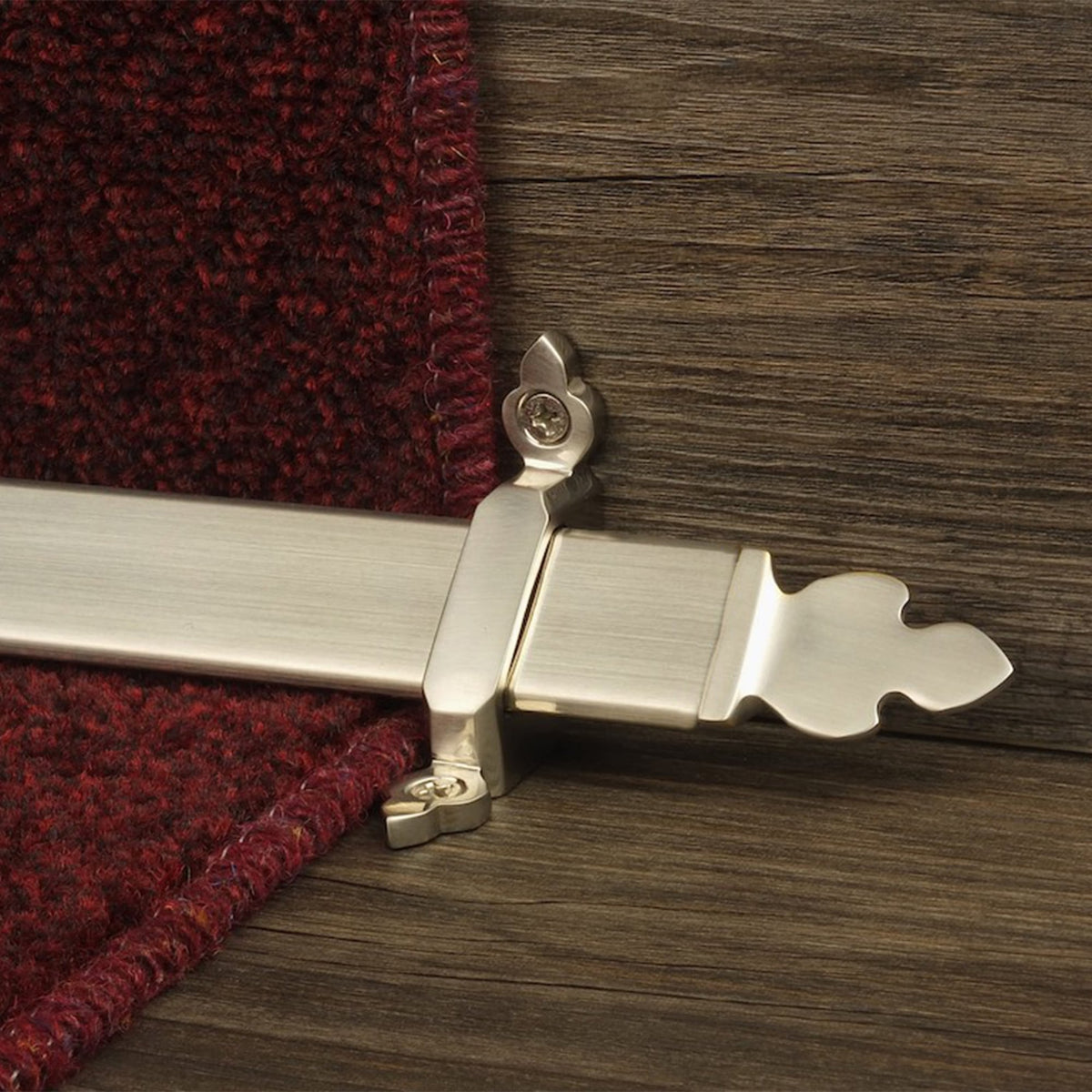 Royal Satin Nickel Beaumont Stair Rod