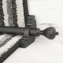 Eastern Promise Black Cairo Reeded Stair Rod - 60cm