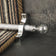 Eastern Promise Chrome Dune Reeded Stair Rod - 60cm