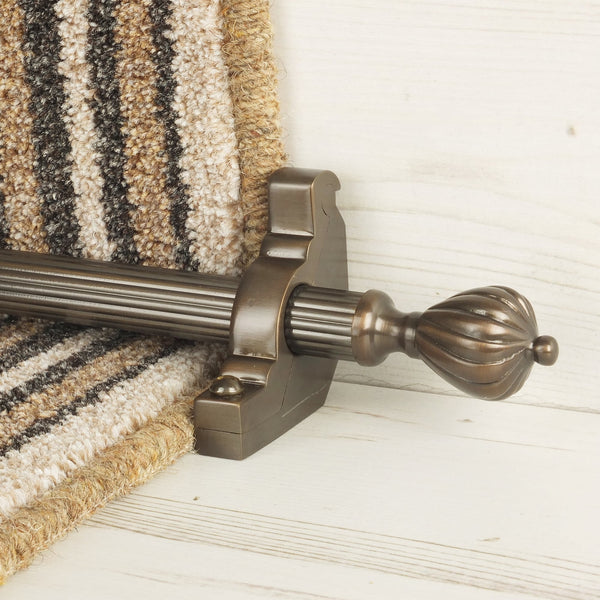 Eastern Promise Antique Bronze Cairo Reeded Tringles D'Escalier