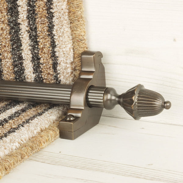 Eastern Promise Antique Bronze Dubai Reeded Stair Rod