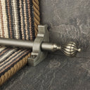 Eastern Promise Pewter Cairo Plain Stair Rod - 60cm