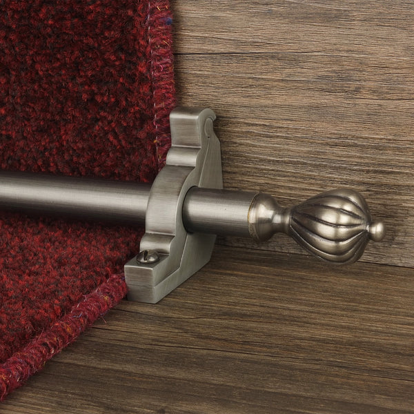 Eastern Promise Pewter Cairo Plain Tringles D'Escalier