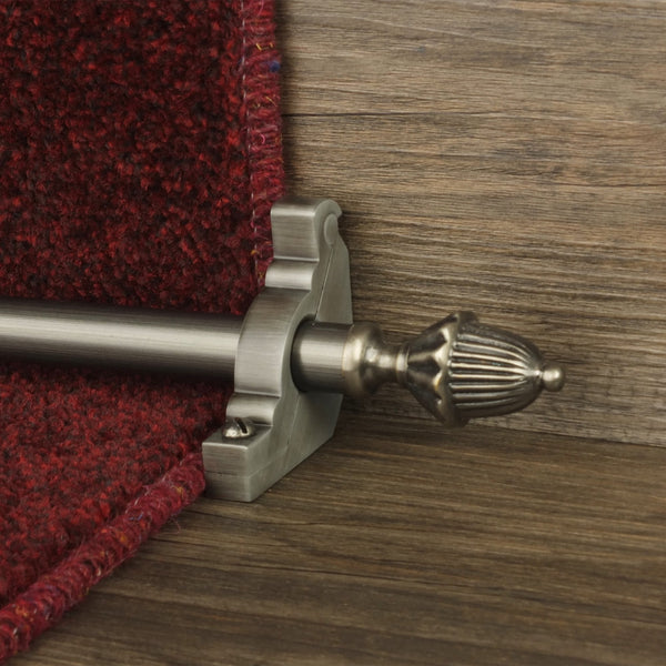 Eastern Promise Pewter Dubai Plain Stair Rod