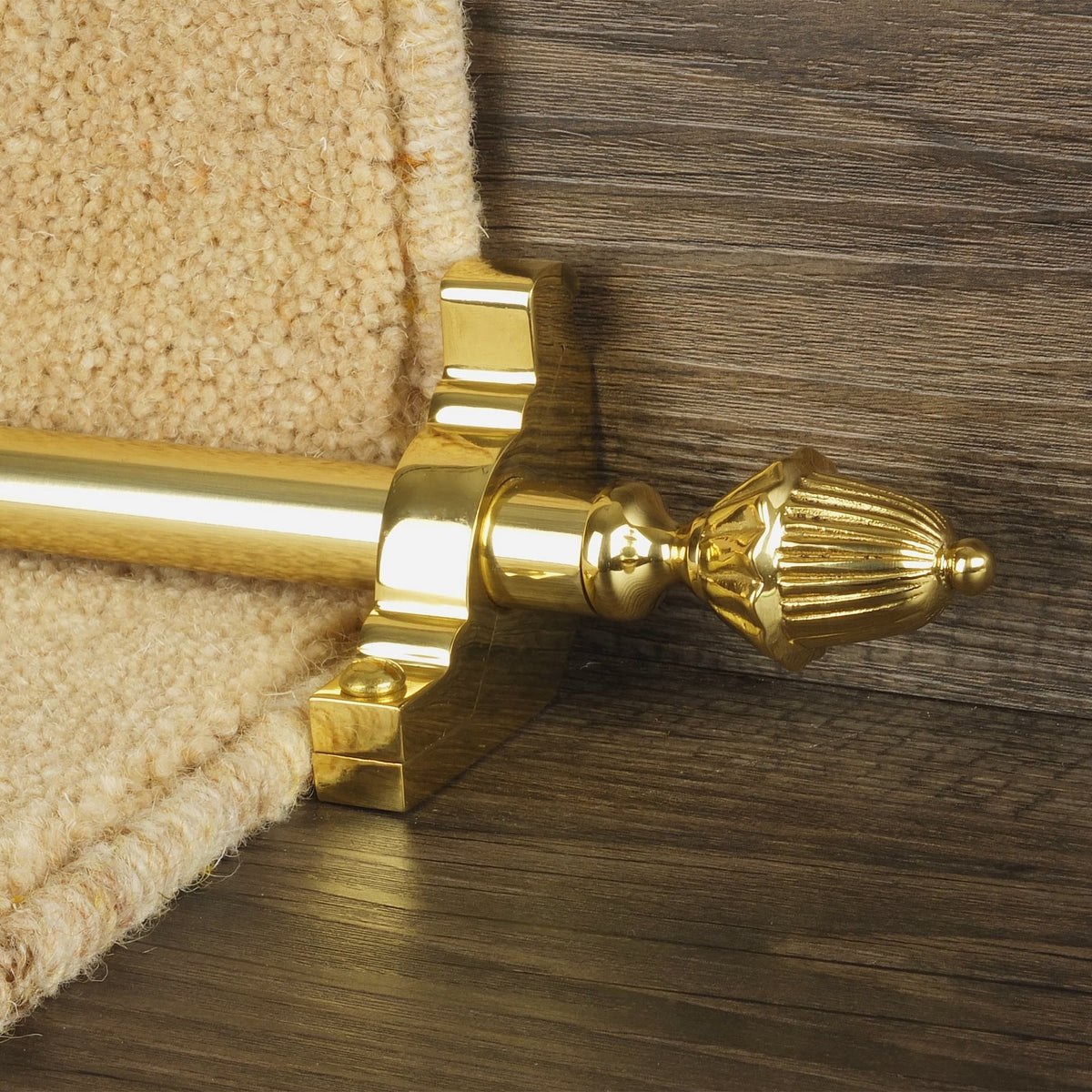 Eastern Promise Brass Dubai Plain Tringles D'Escalier
