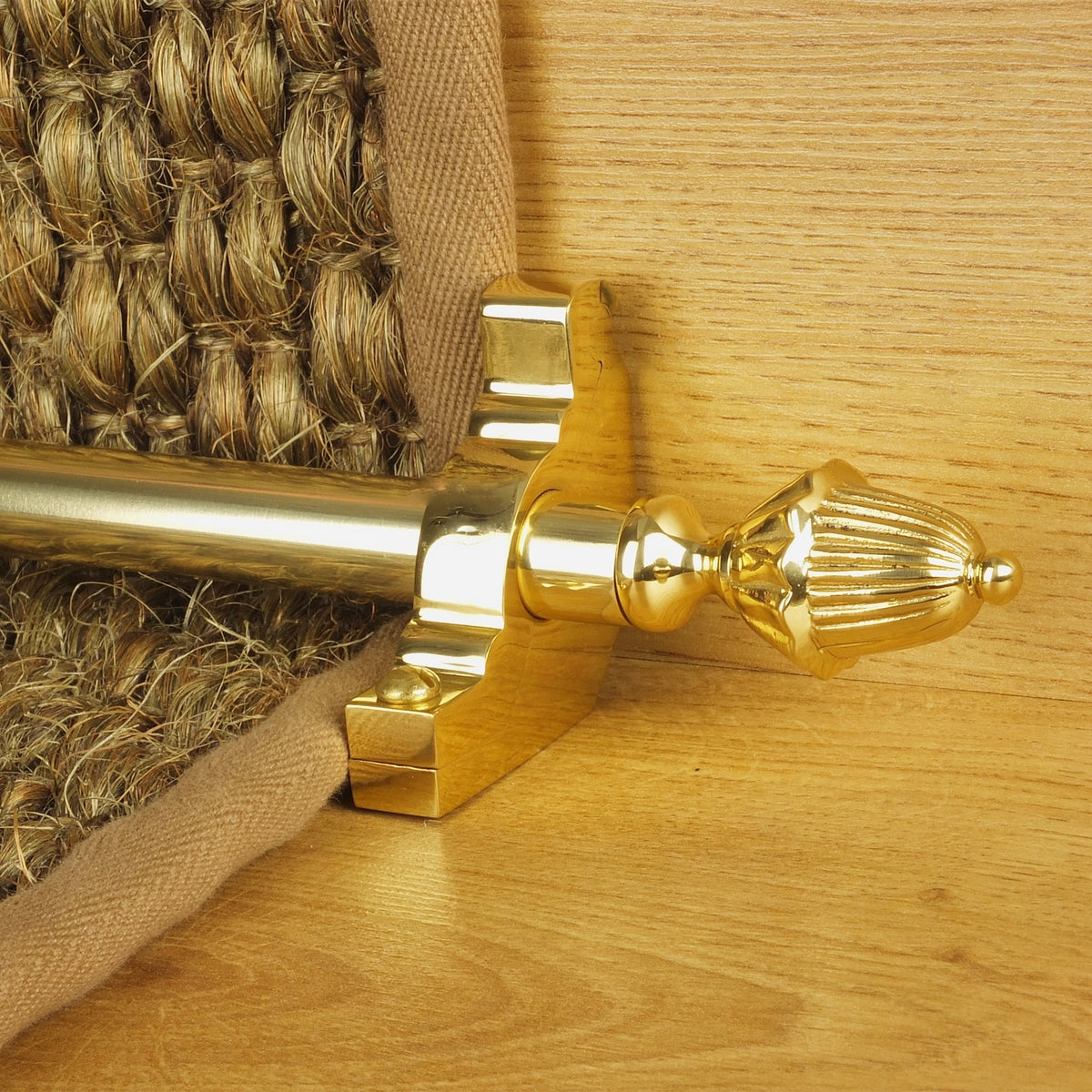Eastern Promise Brass Dubai Plain Tringles D'Escalier