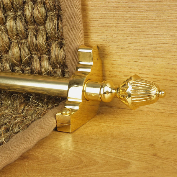 Eastern Promise Brass Dubai Plain Tringles D'Escalier