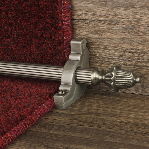 Eastern Promise Pewter Dubai Reeded Stair Rod