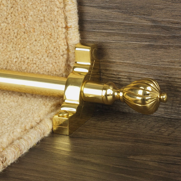 Eastern Promise Brass Cairo Plain Stair Rod