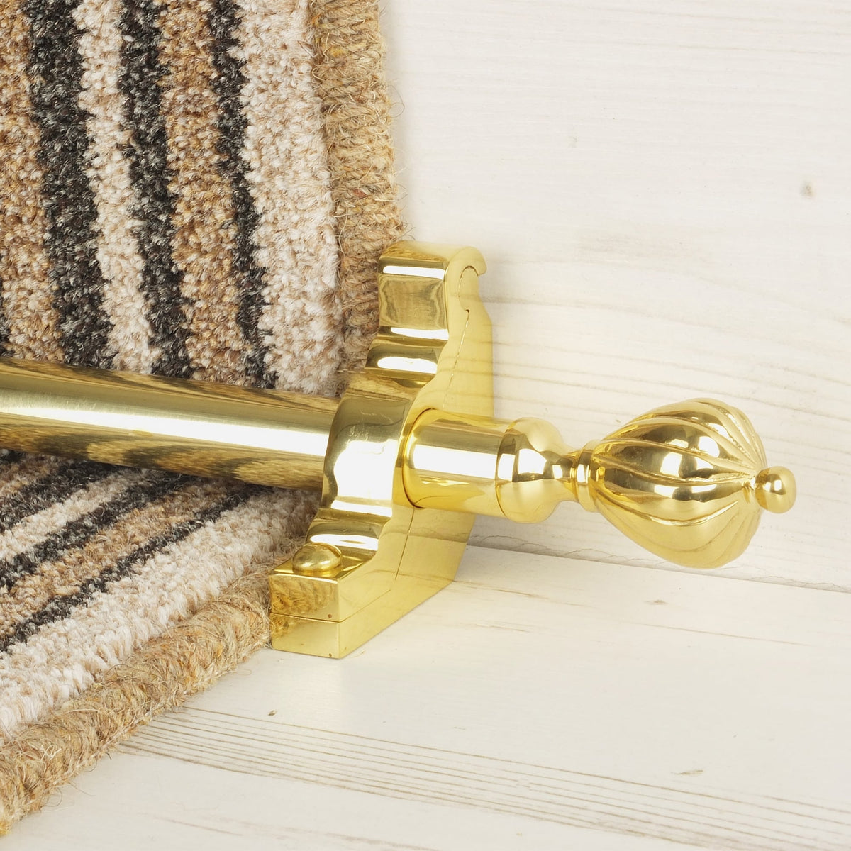 Eastern Promise Brass Cairo Plain Stair Rod