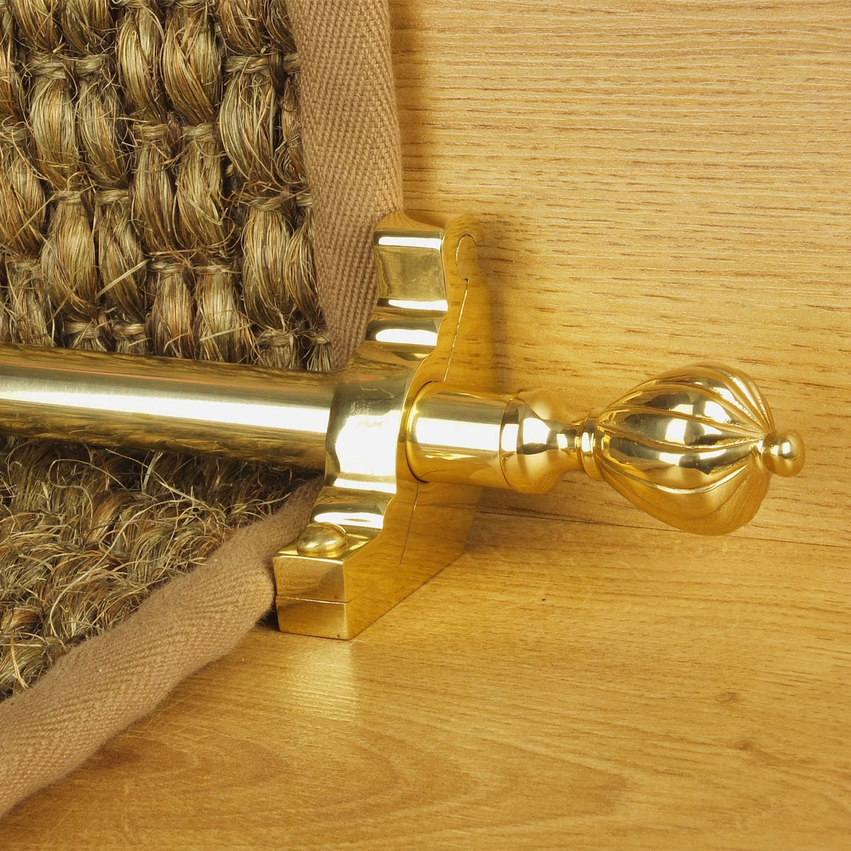 Eastern Promise Brass Cairo Plain Stair Rod