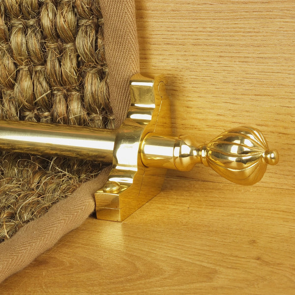 Eastern Promise Brass Cairo Plain Stair Rod