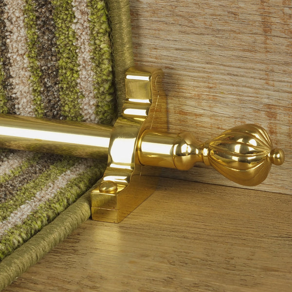 Eastern Promise Brass Cairo Plain Stair Rod