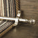 Eastern Promise Polished Nickel Dune Plain Stair Rod - 60cm
