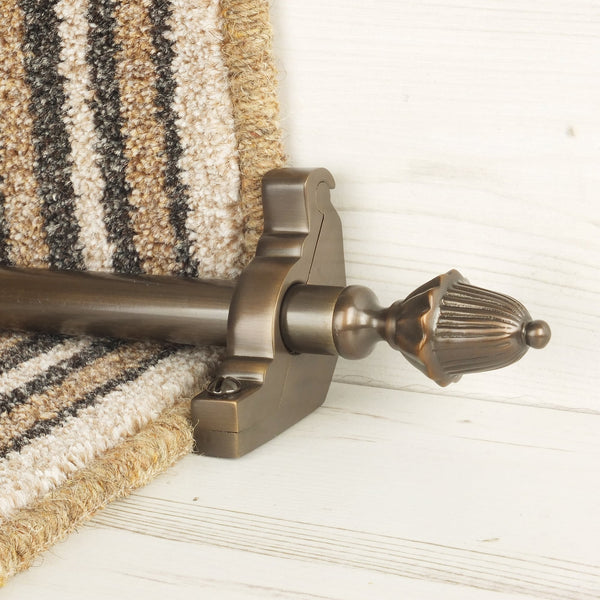 Eastern Promise Antique Bronze Dubai Plain Stair Rod