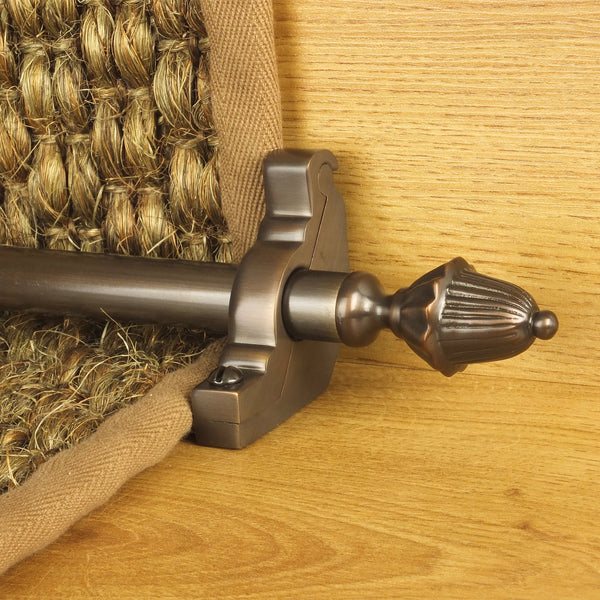 Eastern Promise Antique Bronze Dubai Plain Stair Rod