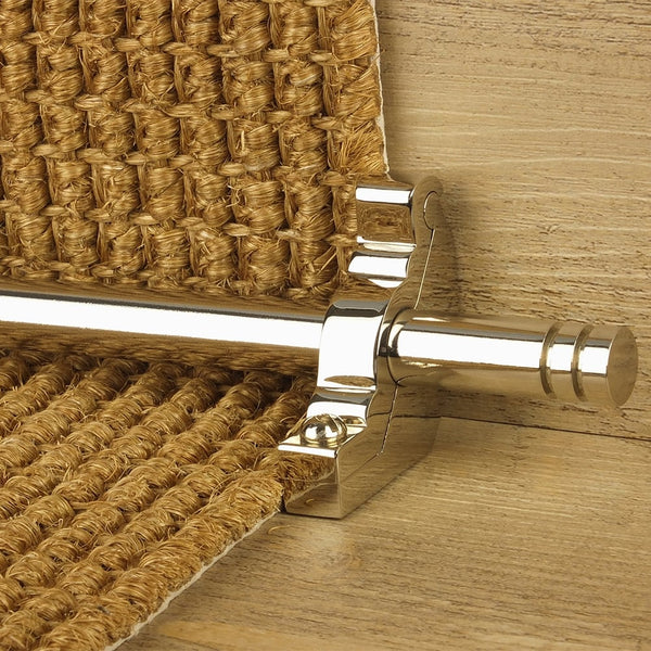 Premier Polished Nickel Finish Woburn Plain Stair Rod