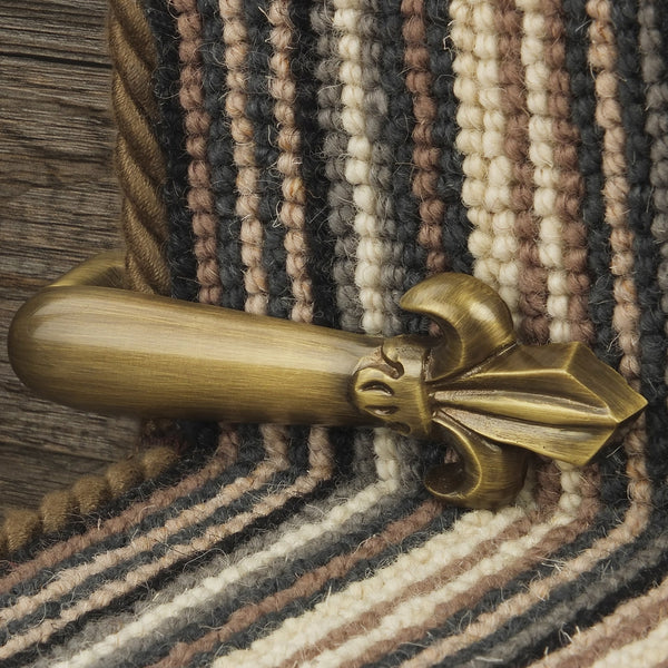 Victorian Stair Clip - Antique Brass (Pair) Tringles D'Escalier
