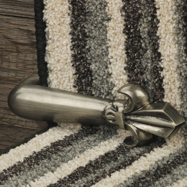 Victorian Stair Clip - Pewter (Pair) Tringles D'Escalier