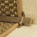 Tudor Antique Brass Dark Wood Stair Rod - 60cm