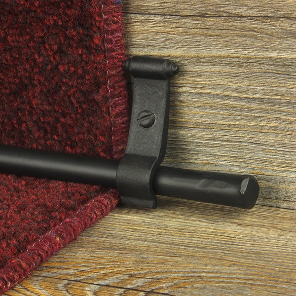 Blacksmith Black Flat Plain Stair Rod