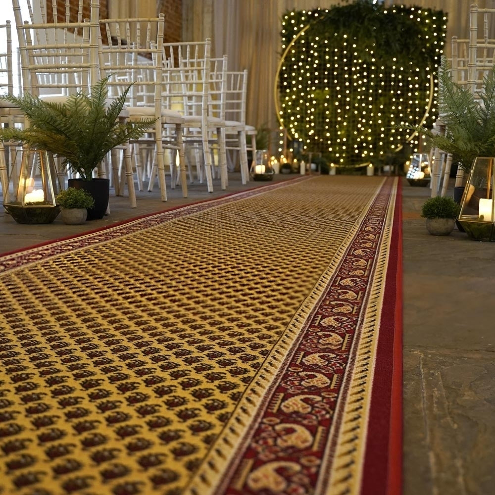 Acni Cream Wedding Aisle Runner