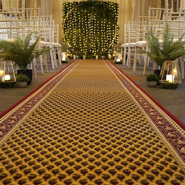 Acni Cream Wedding Aisle Runner