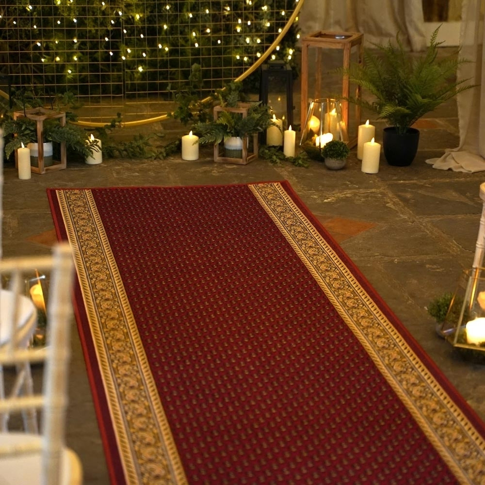 Acni Red Wedding Aisle Runner