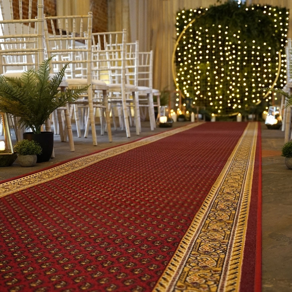 Acni Red Wedding Aisle Runner