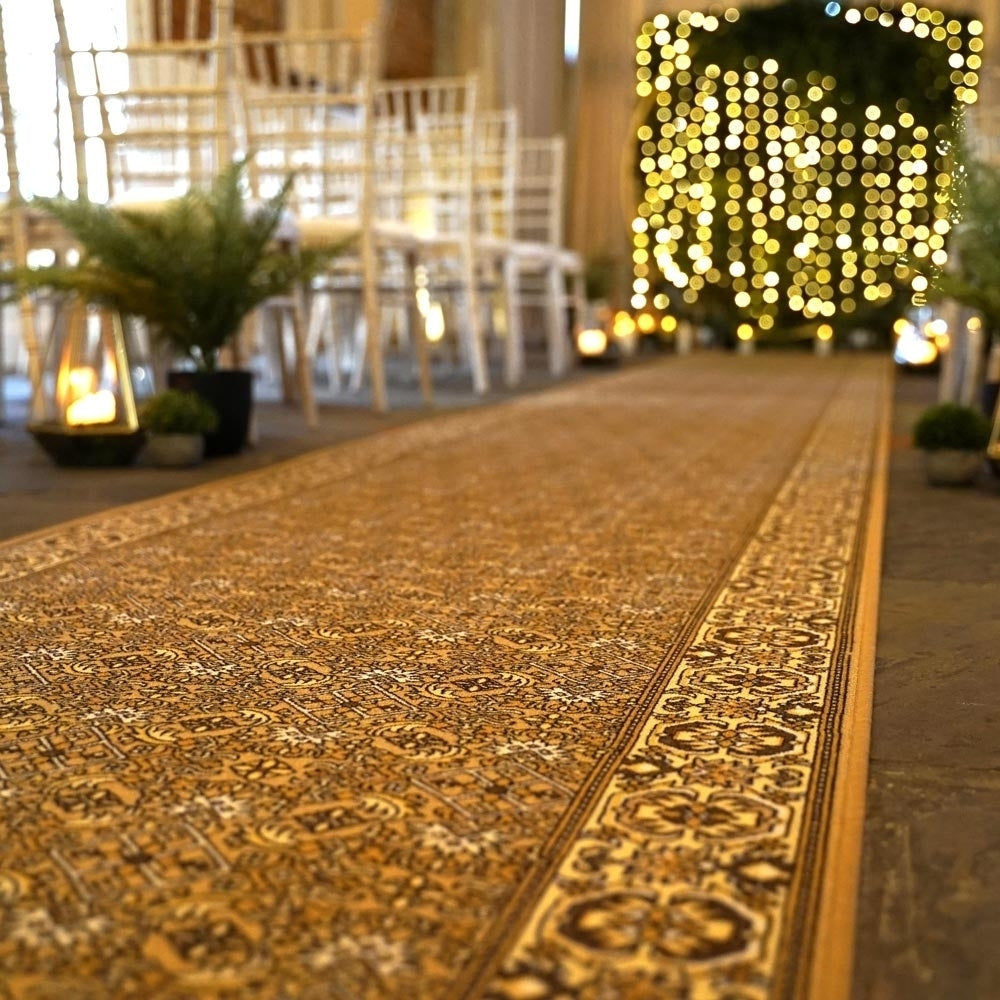 Bidjar Beige Wedding Aisle Runner