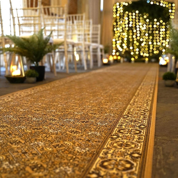 Bidjar Beige Wedding Aisle Runner